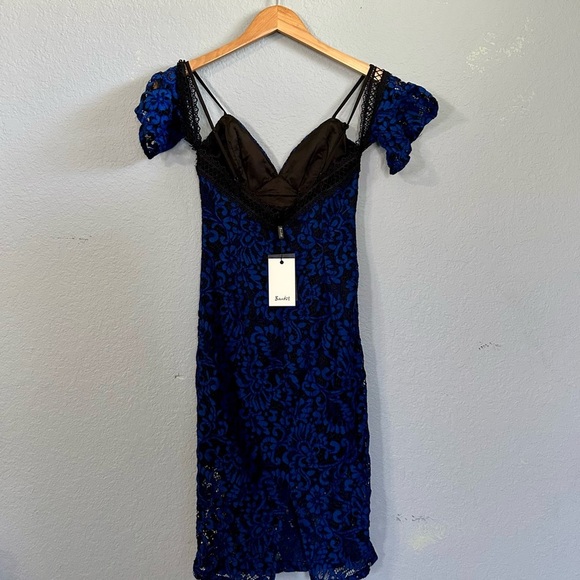 NWT Revolve Bardot Taegan Midi Dress - Picture 9 of 12